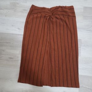 H&M Ruched high slit Skirt